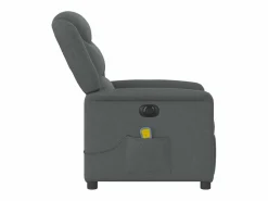 Sale Sillón de relax | Sillón reclinable de masaje eléctrico tela gris oscuro SHL6422 Sillón De Masaje