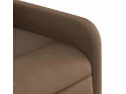 New Sillón de relax | Sillón reclinable con masaje de tela marrón SHL7233 Marru00f3n