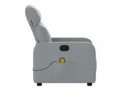 Clearance Sillón de relax | Sillón reclinable de masaje de tela claro SHL5109 Sillón De Masaje