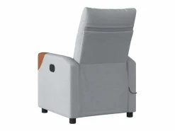 Sale Sillón de relax | Sillón reclinable de masaje de tela claro SHL4744 Gris