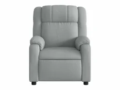 Outlet Sillón de relax | Sillón reclinable de tela claro SHL4498 Sillón Relax