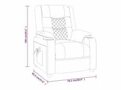 Discount Sillón de relax | Sillón reclinable de cuero sintético SHL3545 Sillón Relax