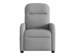 Discount Sillón de relax | Sillón reclinable de masaje eléctrico tela claro SHL3933 Gris
