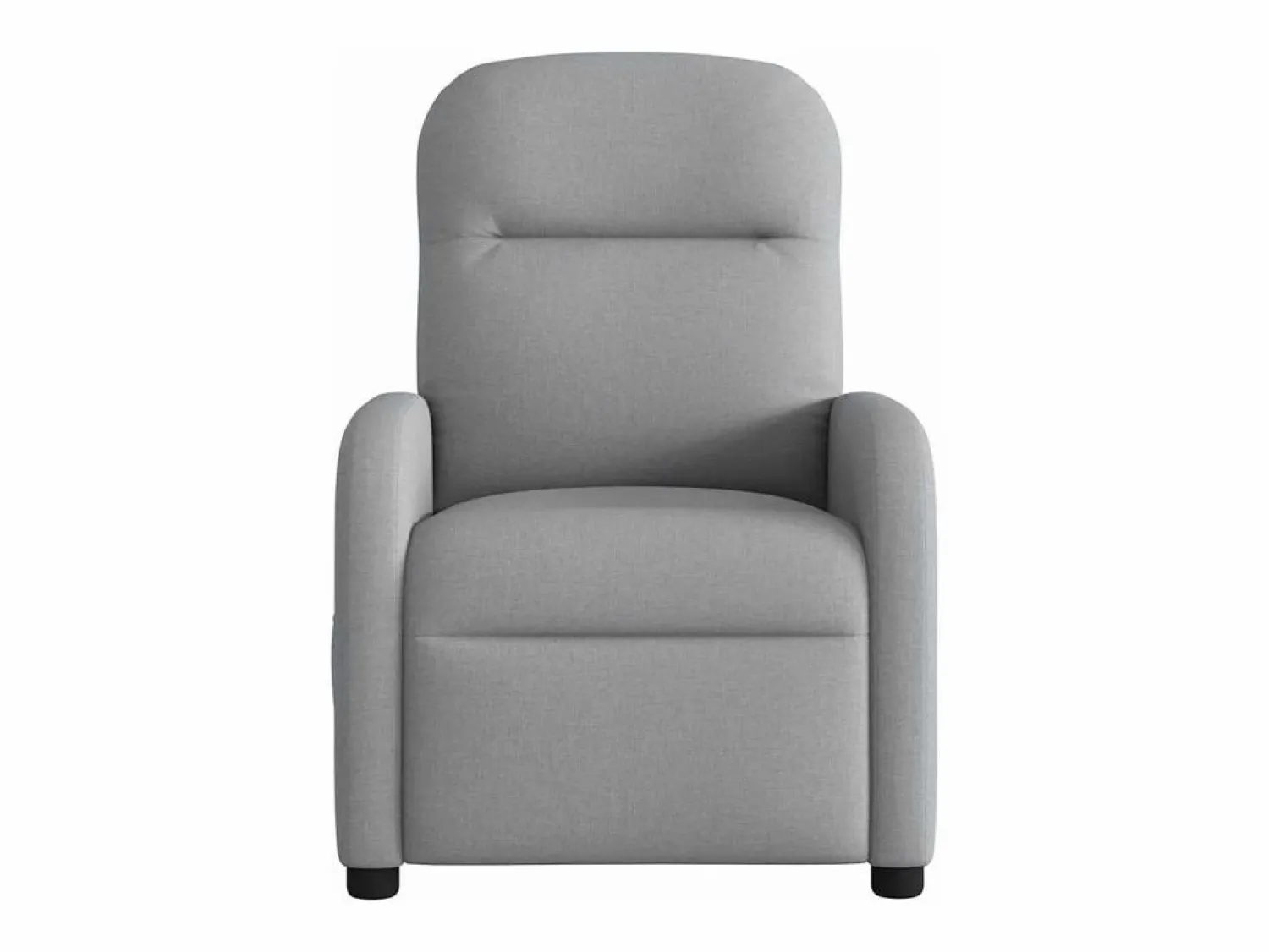Discount Sillón de relax | Sillón reclinable de masaje eléctrico tela claro SHL3933 Gris