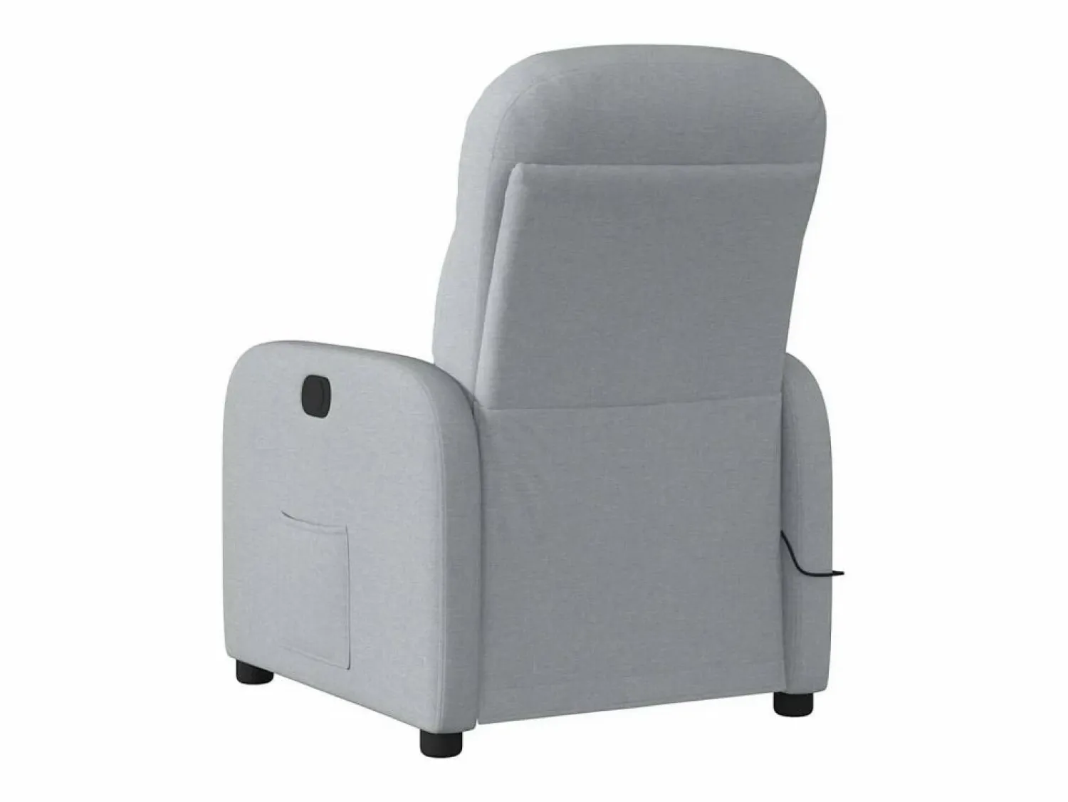 Discount Sillón de relax | Sillón reclinable de masaje eléctrico tela claro SHL3933 Gris