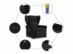 Clearance Sillón de relax | Sillón reclinable de masaje eléctrico tela SHL6820 Sillón De Masaje