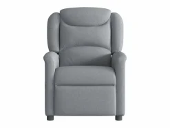 Outlet Sillón de relax | Sillón reclinable de masaje eléctrico tela claro SHL8638 Sillón De Masaje
