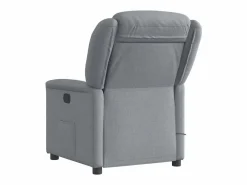 Outlet Sillón de relax | Sillón reclinable de masaje eléctrico tela claro SHL8638 Sillón De Masaje