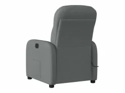 Clearance Sillón de relax | Sillón reclinable de masaje de tela gris oscuro SHL7864 Sillón De Masaje