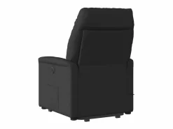 Discount Sillón de relax | Sillón reclinable de masaje elevable tela SHL3021 Negro