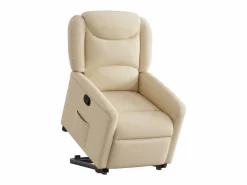 Sale Sillón de relax | Sillón reclinable elevable de tela color SHL8520 Crema