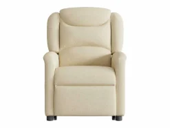 Sale Sillón de relax | Sillón reclinable elevable de tela color SHL8520 Crema