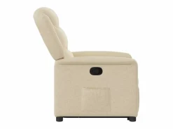 Sale Sillón de relax | Sillón reclinable elevable de tela color SHL8520 Crema