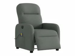 Sillón de relax | Sillón reclinable de masaje eléctrico tela gris oscuro SHL2308