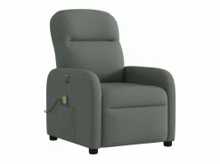 Sillón de relax | Sillón reclinable de masaje eléctrico tela gris oscuro SHL2308