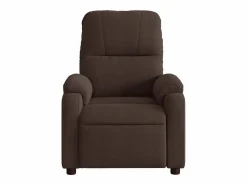Discount Sillón de relax | Sillón reclinable de masaje tela de microfibra marrón SHL6901 Marru00f3n