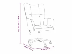 Clearance vidaxl Sillón de relax de terciopelo oscuro Gris