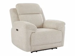 Clearance Vente-unique Sillón de relax eléctrico de tela KELUNO Beige