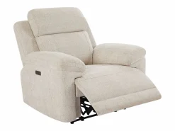 Clearance Vente-unique Sillón de relax eléctrico de tela KELUNO Beige