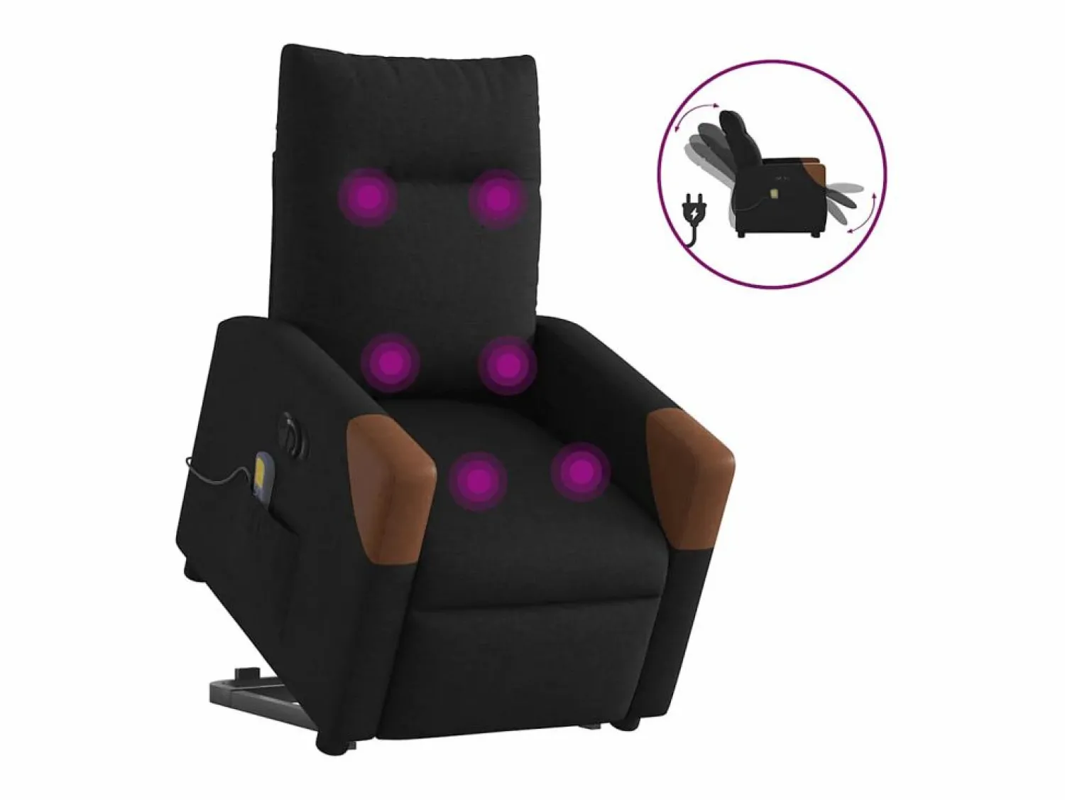 Online Sillón de salón | Silla | Sillón de masaje eléctrico reclinable elevable tela SHL7552 Sillón De Masaje