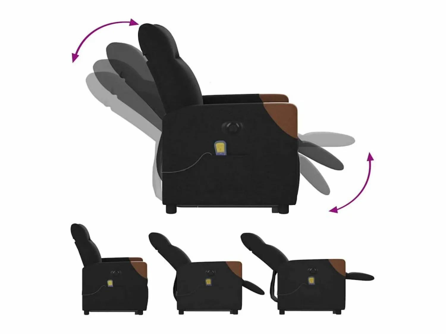 Online Sillón de salón | Silla | Sillón de masaje eléctrico reclinable elevable tela SHL7552 Sillón De Masaje