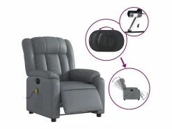 Outlet Sillón de salón | Silla | Sillón de masaje reclinable eléctrico cuero sintético SHL7935 Sillón De Masaje