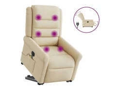 Sillón de salón | Silla | Sillón de masaje eléctrico reclinable elevable tela SHL5886 Sillón De Masaje
