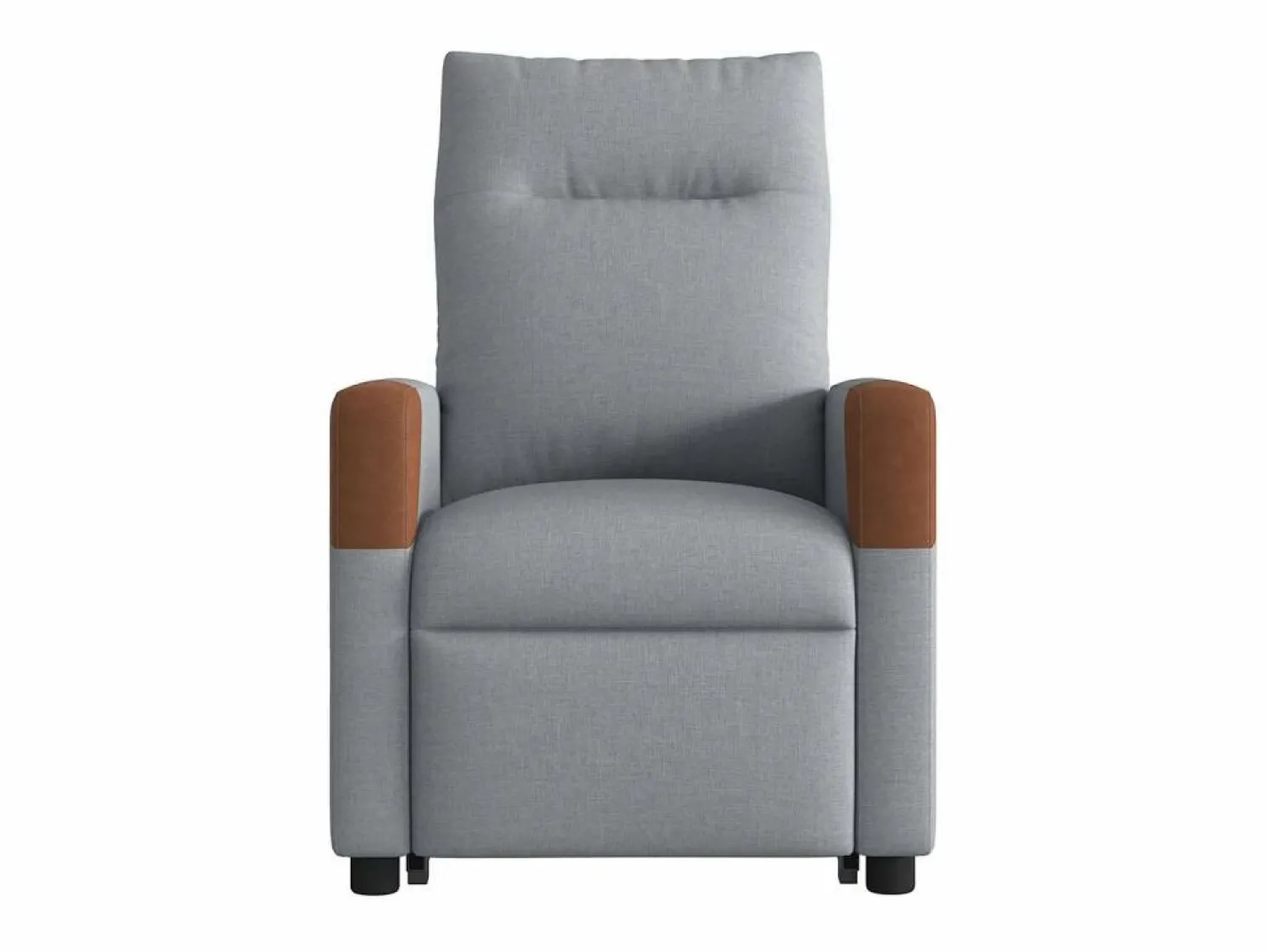 Clearance Sillón de salón | Silla | Sillón de masaje reclinable de pie de tela claro SHL7393 Gris