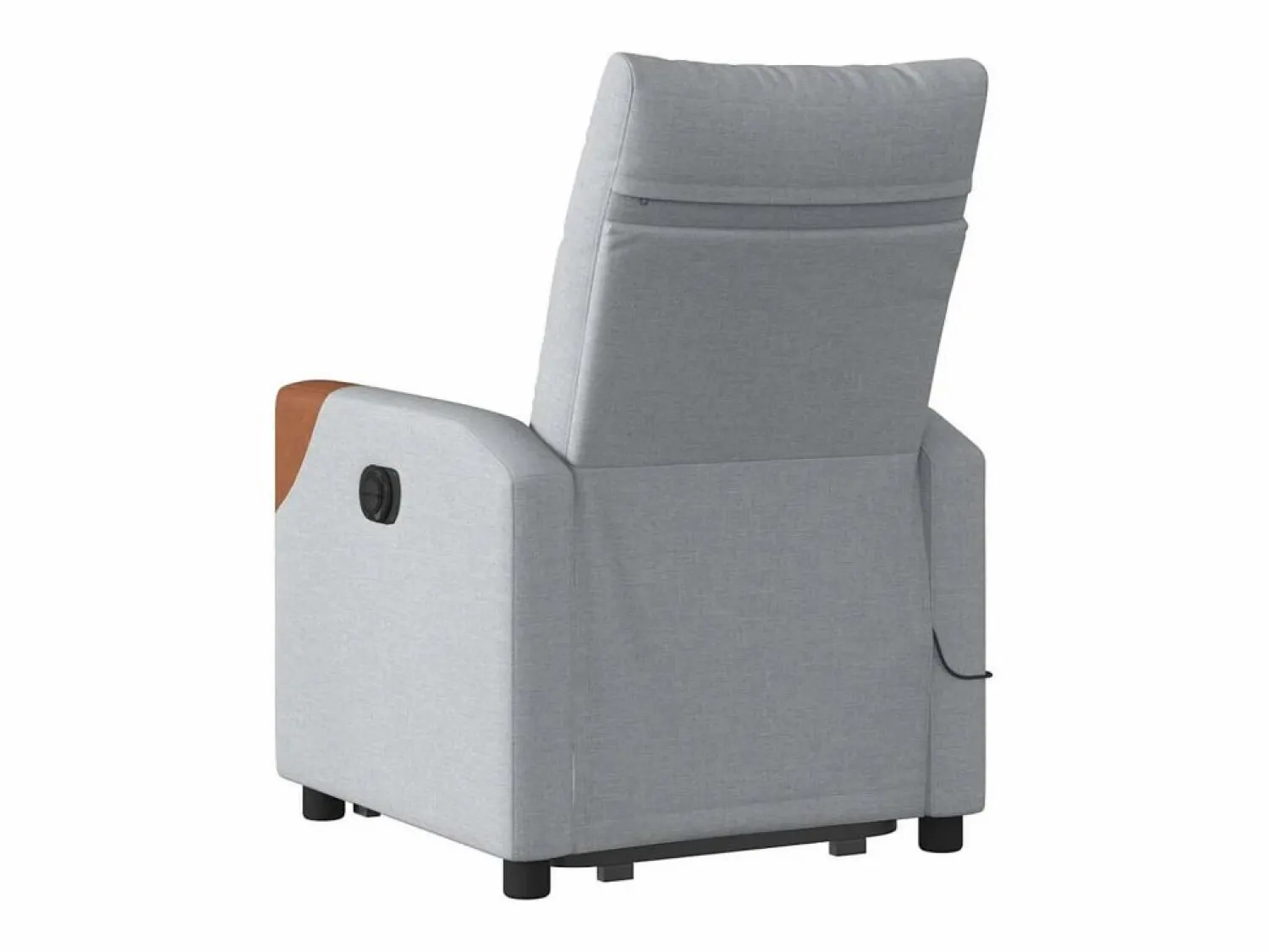 Clearance Sillón de salón | Silla | Sillón de masaje reclinable de pie de tela claro SHL7393 Gris