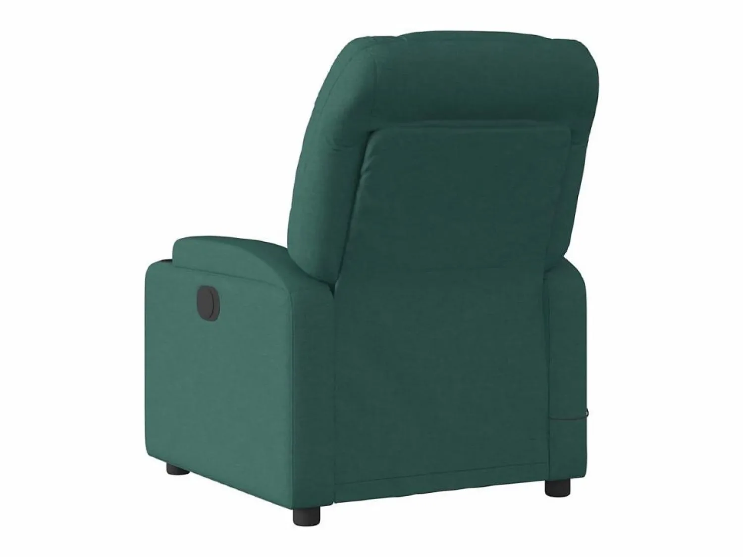 Sillón de salón | Silla | Sillón de masaje reclinable de tela verde oscuro SHL4163