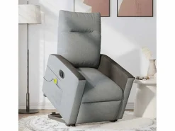 Sillón de salón | Silla | Sillón de masaje eléctrico reclinable elevable tela claro SHL5202