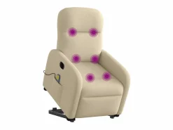Sillón de salón | Silla | Sillón de masaje eléctrico reclinable elevable tela SHL6500