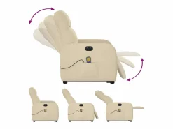 Sillón de salón | Silla | Sillón de masaje eléctrico reclinable elevable tela SHL6500