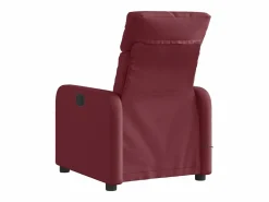 Outlet Sillón de salón | Silla | Sillón de masaje reclinable eléctrico tela tinto SHL4184 Rojo