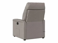 Sillón de salón | Silla | Sillón de masaje reclinable de tela gris taupé SHL9515
