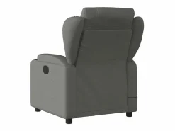 Sillón de salón | Silla | Sillón de masaje reclinable de tela gris oscuro SHL3764