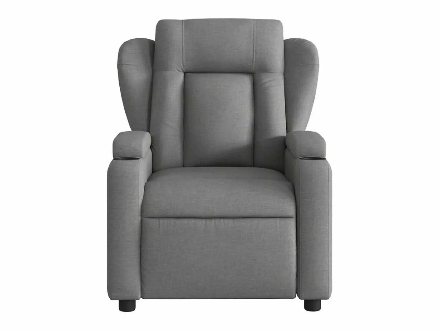 Sillón de salón | Silla | Sillón de masaje reclinable de tela gris oscuro SHL3764
