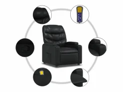 Outlet Sillón de salón | Silla | Sillón de masaje reclinable cuero sintético SHL3434 Sillón De Masaje