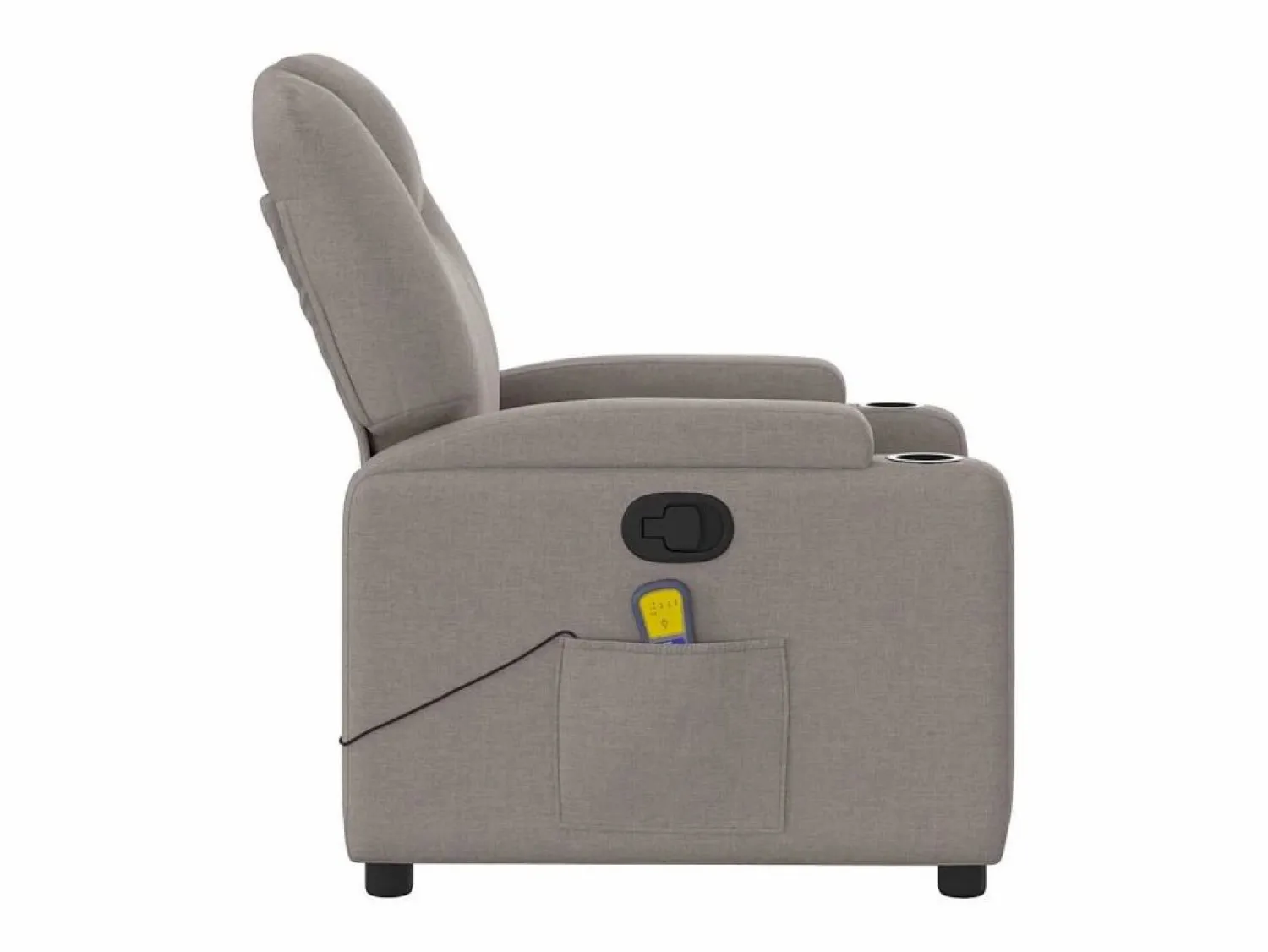 New Sillón de salón | Silla | Sillón de masaje reclinable de tela gris taupé SHL6800 Sillón De Masaje