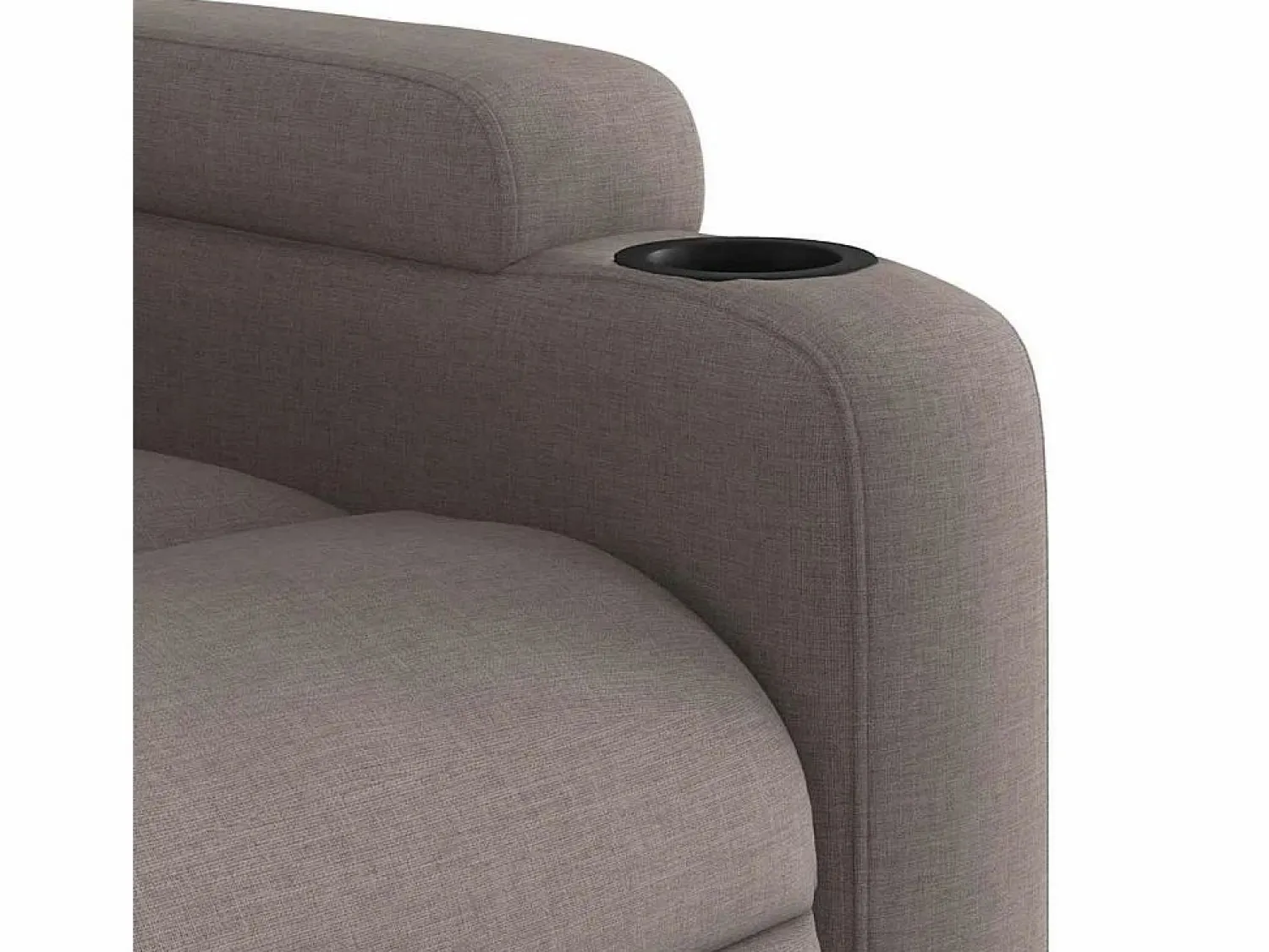 New Sillón de salón | Silla | Sillón de masaje reclinable de tela gris taupé SHL6800 Sillón De Masaje