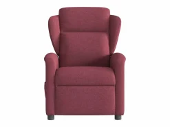 Sale Sillón de salón | Silla | Sillón de masaje reclinable de tela color vino tinto SHL9983 Rojo