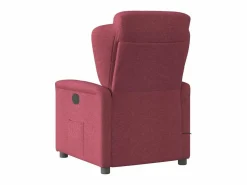 Sale Sillón de salón | Silla | Sillón de masaje reclinable de tela color vino tinto SHL9983 Rojo