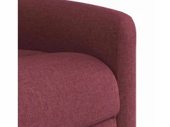Sale Sillón de salón | Silla | Sillón de masaje reclinable de tela color vino tinto SHL9983 Rojo