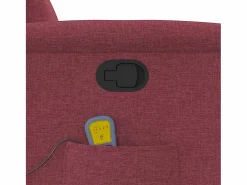 Sale Sillón de salón | Silla | Sillón de masaje reclinable de tela color vino tinto SHL9983 Rojo