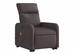 Online Sillón de salón | Silla | Sillón masaje eléctrico reclinable elevable tela marrón oscuro SHL8888 Sillón De Masaje