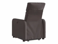 Online Sillón de salón | Silla | Sillón masaje eléctrico reclinable elevable tela marrón oscuro SHL8888 Sillón De Masaje
