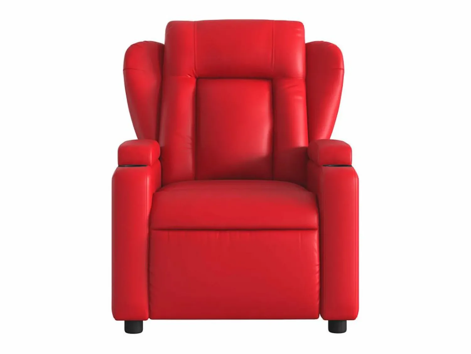 Sillón de salón | Silla | Sillón de masaje reclinable cuero sintético SHL5160 Rojo