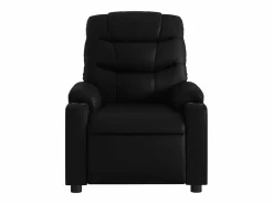 Outlet Sillón de salón | Silla | Sillón de masaje reclinable eléctrico cuero sintético SHL4849 Negro