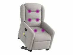 Best Sillón de salón | Silla | Sillón de masaje reclinable de pie de tela nube SHL9179 Sillón De Masaje
