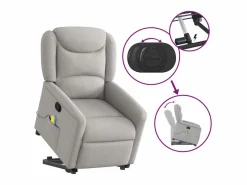 Best Sillón de salón | Silla | Sillón de masaje reclinable de pie de tela nube SHL9179 Sillón De Masaje
